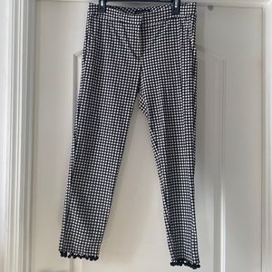 Black and White Gingham Pants